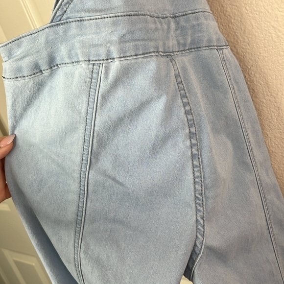 Girls Denim Overalls Light Blue Size 9/10 #611 - Picture 15 of 17